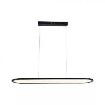 V-TAC 24W led függeszték - fekete - 3000K  - 10046