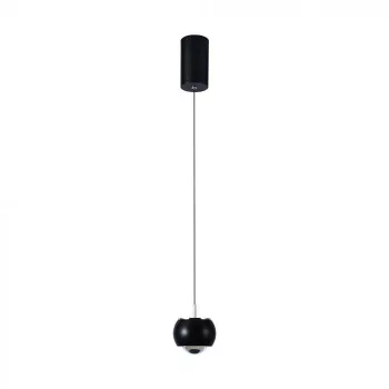   V-TAC LED Design függeszték lámpa 9W - Fekete - 4000K - 10077
