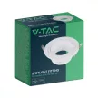 V-TAC Led GU10 Spot Keret Kör Alakú Fehér - 10296