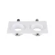 V-TAC Led 2 x GU10 Spot Keret Négyzet Alakú Fehér - 10298