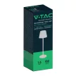 V-TAC 1.5W LED Állólámpa 1800mAh Akkumulátor  - fehér - 10324