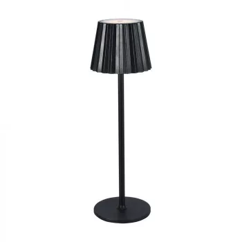   V-TAC 1.5W LED Állólámpa 1800mAh Akkumulátor  - fekete - 10325