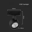 V-TAC 30W LED SÍNES LÁMPA fekete 3 az 1-ben - 10371