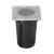 V-TAC MINI TALAJLÁMPA GU10 FOGLALATTAL - Négyzet ALAKÚ IP67 - 10375