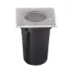 V-TAC MINI TALAJLÁMPA GU10 FOGLALATTAL - Négyzet ALAKÚ IP67 - 10375