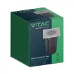 V-TAC MINI TALAJLÁMPA GU10 FOGLALATTAL - Négyzet ALAKÚ IP67 - 10375