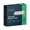 V-TAC Süllyeszthető négyzet alakú MINI LED panel 3W 6500K - 10479