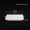 V-TAC Süllyeszthető négyzet alakú MINI LED panel 12W CCT 3in1 (Cree Chip) - 104836