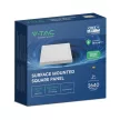 V-TAC Falon kívüli négyzet alakú LED panel 24W CCT 3in1 (Cree Chip) - 105146