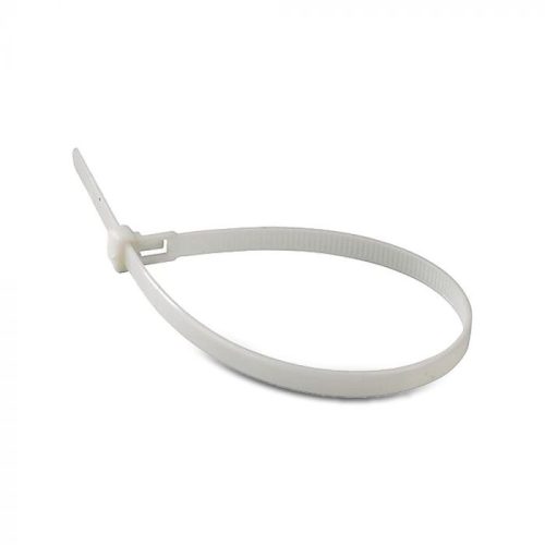 V-TAC Kábelkötegelő csomag (100db) 2,5x200 mm - fehér - 11163