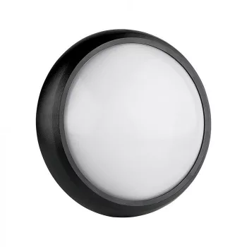 V-TAC LED mennyezeti lámpatest, fekete 8W 3000K - 1261