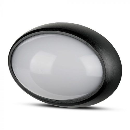 V-TAC LED mennyezeti lámpatest, fekete 8W 4000K - 1266