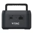 V-TAC 1000W Hordozható töltőállomás napelemes töltési lehetőséggel, Wifi - 12706