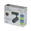 V-TAC 15W LED SÍNES LÁMPA Bluetooth vezérléssel fekete 3 az 1-ben - 1457