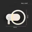 V-TAC LED 12W mennyezeti lámpa fehér  - 4000K - 14980