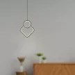 V-TAC LED Függeszték lámpa 12W - fekete -  3000K - 14998