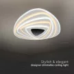 V-TAC 120W SMART DEKORATÍV MENNYEZETI LED LÁMPA TÁVIRÁNYÍTÓVAL 3IN1 - 15357