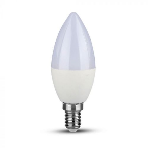 V-TAC LED lámpa E14 C37 5.5W 200° 6400K gyertya (Samsung Chip) - 173