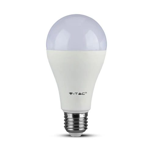 V-TAC LED dimmelhető lámpa E27 A65 17W 200° 3000K gömb (Samsung Chip) - 20188
