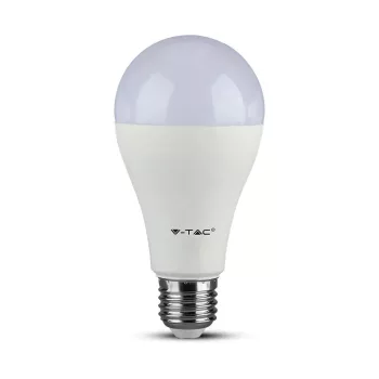   V-TAC LED izzó dimmelhető  E27 A65 17W 200° 4000K gömb (Samsung Chip) - 20189