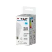 V-TAC LED izzó dimmelhető  E27 A65 17W 200° 4000K gömb (Samsung Chip) - 20189