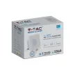 V-TAC 30W MOZGÁSÉRZÉKELŐS LED REFLEKTOR 100° 6500K FEHÉR HÁZAS (SAMSUNG CHIP) - 20276
