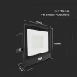 V-TAC 50W MOZGÁSÉRZÉKELŐS LED REFLEKTOR 100° 4000K FEKETE HÁZAS (SAMSUNG CHIP) - 20290