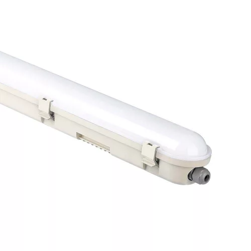 V-TAC 60W Vízálló LED armatúra tejfehér burával 120 cm 120° 120lm/W 6400K (Samsung Chip) IP65 - 20474