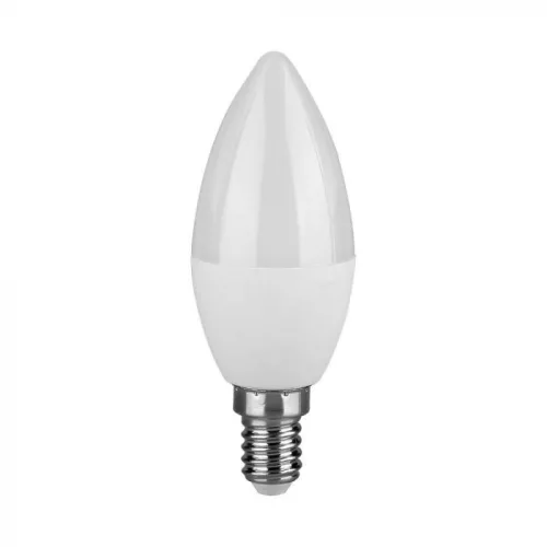 V-TAC LED izzó  E14 C37 6.5W 180° 3000K gyertya - 211111