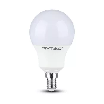   V-TAC LED izzó  E14 A60 8.5W 200° 4000K gömb (Samsung Chip) - 21115