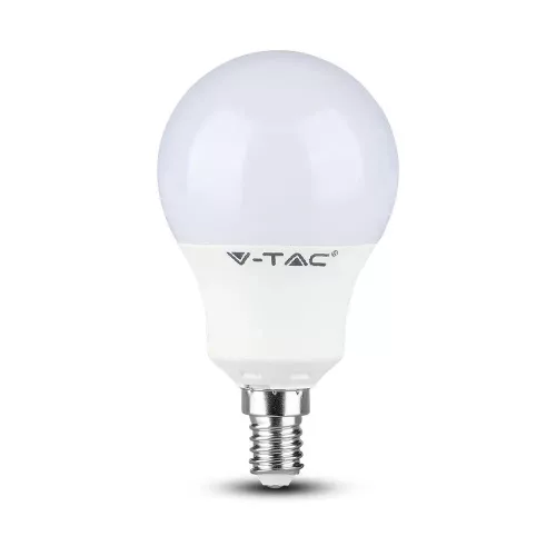 V-TAC LED izzó  E14 A60 8.5W 200° 4000K gömb (Samsung Chip) - 21115