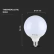 V-TAC LED izzó  E27 G120 18W 200° 6400K nagygömb (Samsung Chip) - 21125