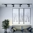 V-TAC 35W LED SÍNES LÁMPA fekete 6000K - 211287