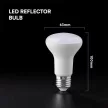 V-TAC LED izzó  E27 R63 8.5W 120° 3000K spot (CREE Chip) - 211416