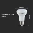 V-TAC LED izzó  E27 R63 8.5W 120° 4000K spot (Samsung Chip) - 21142