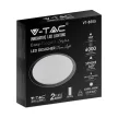 V-TAC Led mennyezeti lámpa csillagos búrával távirányítóval Φ565 30W/60W/30W - 2114551