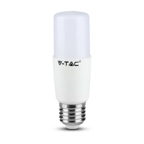 V-TAC LED lámpa E27 T37 7.5W 230° 6500K STIK, henger (Samsung Chip) - 21146