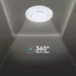 V-TAC Led mennyezeti lámpa csillagos búrával távirányítóval Φ450 30W/60W/30W - 2114621