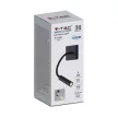 V-TAC 3W LED Fali olvasó lámpa fekete 3000K - 211485