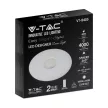 V-TAC Led mennyezeti lámpa csillagos búrával távirányítóval Φ393 20W/40W/20W - 2114941