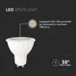V-TAC LED spotlámpa  GU10 MR16 6W 38° 4000K spot (Samsung Chip) - 21166