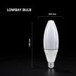 V-TAC LED izzó  E40 60W 300° 6500K Olive (Cree Chip) - 211886