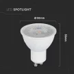 V-TAC LED spotlámpa  GU10 6W 110° 4000K DIMM spot (Samsung Chip) - 21199