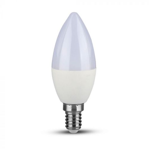 V-TAC LED dimmelhető lámpa E14 C37 5.5W 200° 3000K gyertya (Samsung Chip) - 2120045