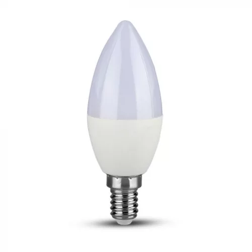 V-TAC LED izzó dimmelhető  E14 C37 5.5W 200° 3000K gyertya (Samsung Chip) - 2120045