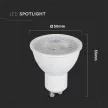 V-TAC LED spotlámpa  GU10 6W 110° 6400K DIMM spot (Samsung Chip) - 21200