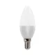 V-TAC LED izzó dimmelhető  E14 C37 5.5W 180° 4000K gyertya (CREE Chip) - 2120186-6