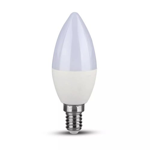 V-TAC LED dimmelhető lámpa E14 C37 5.5W 200° 4000K gyertya (Samsung Chip) - 2120186