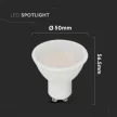 V-TAC LED spotlámpa  GU10 MR16 4.5W 4000K 100° spot (Cree Chip) - 21202-6