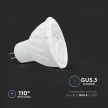 V-TAC LED spotlámpa  GU5.3 MR16 6W 12V 110° 4000K spot - 212051